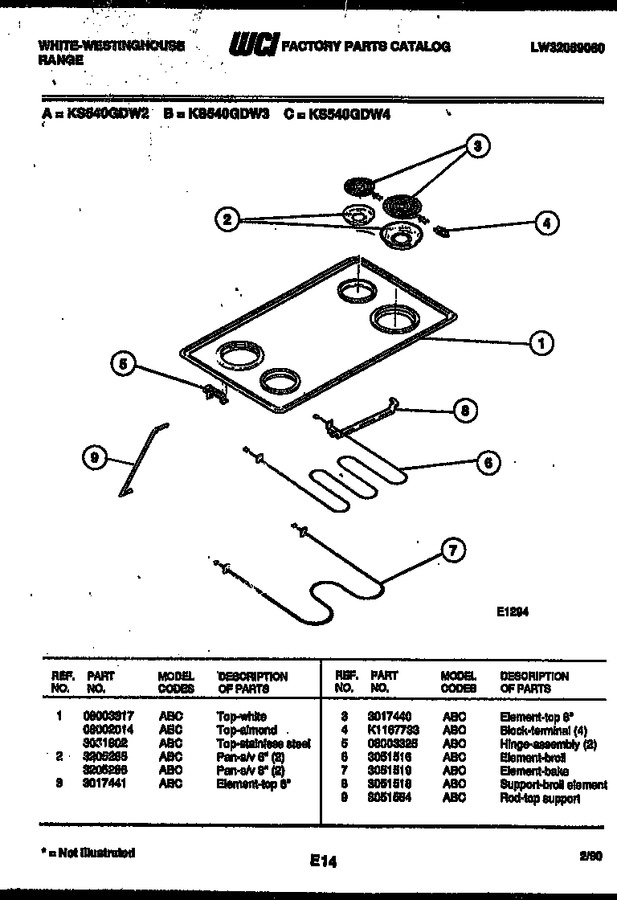 Diagram for KS540GDW4