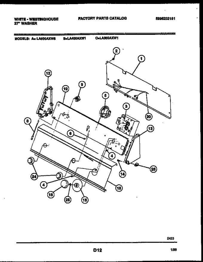Diagram for LA500AXW5