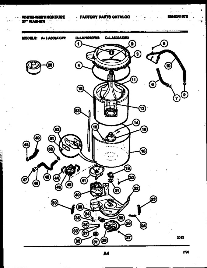 Diagram for LA600AXW2