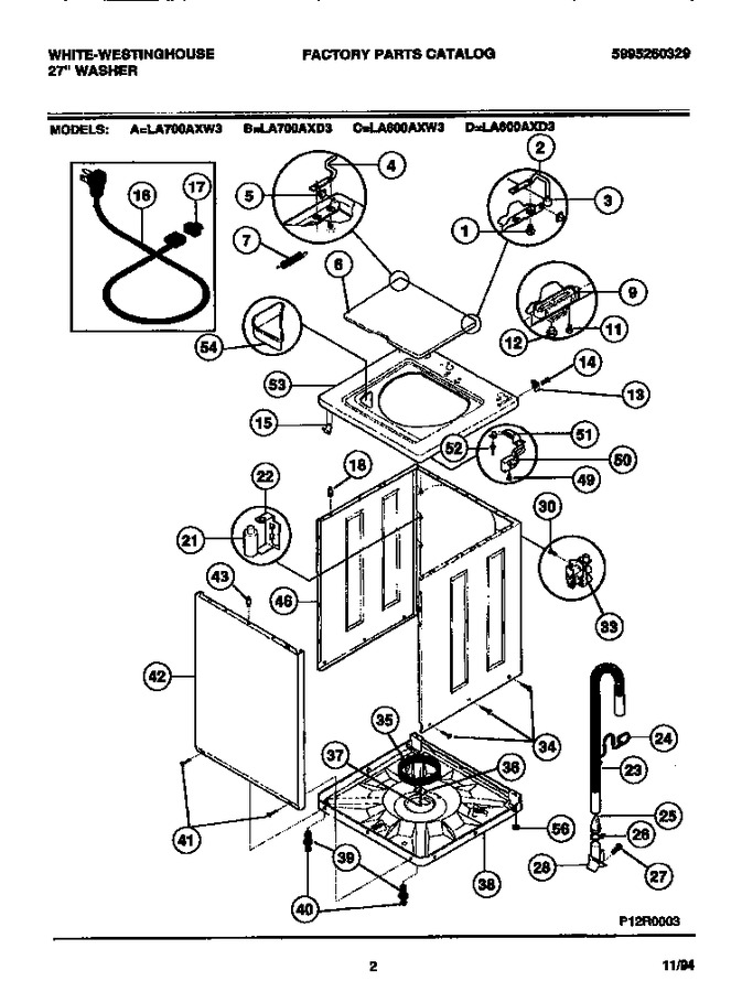 Diagram for LA600AXD3