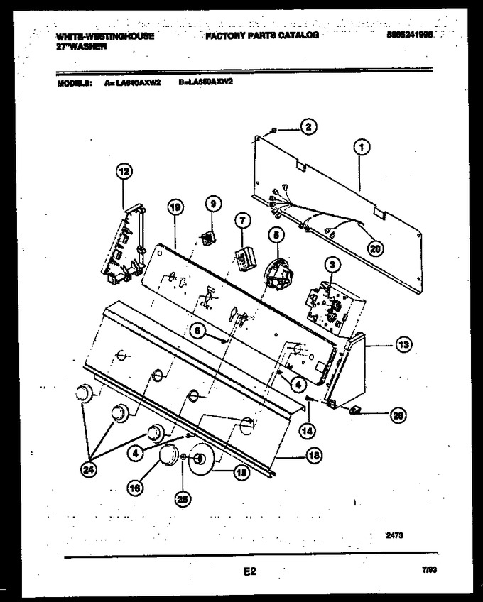 Diagram for LA650AXW2
