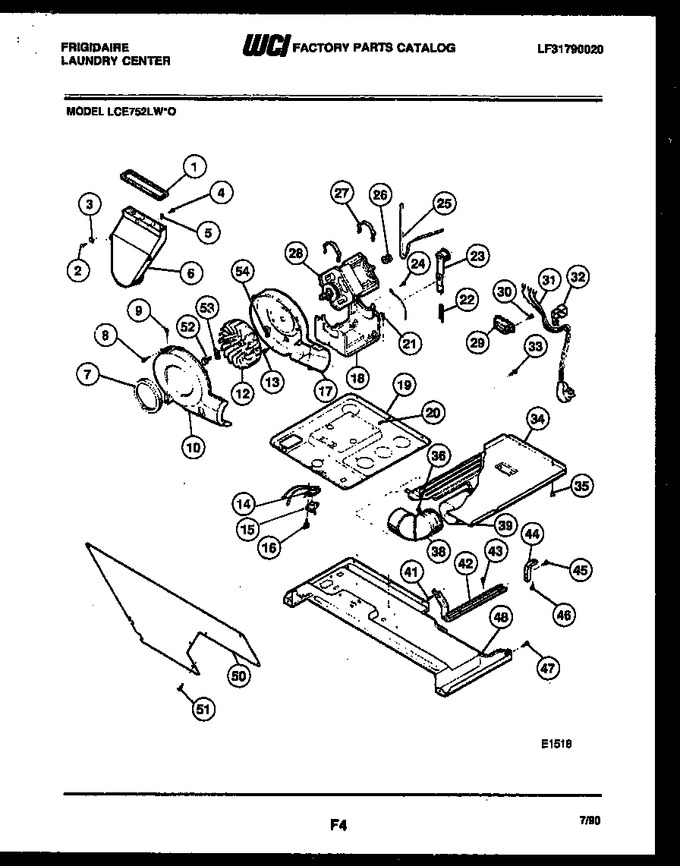 Diagram for LCE752LW0