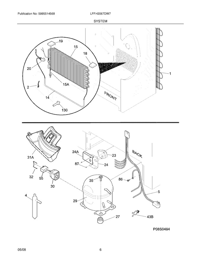 Diagram for LFFH2067DW7