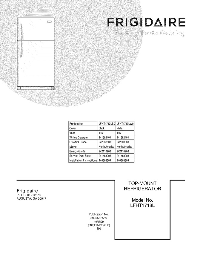 Diagram for LFHT1713LW0