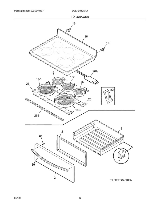 Diagram for LGEF3043KFA