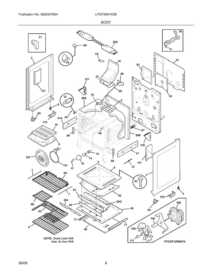 Diagram for LPGF3091KSB