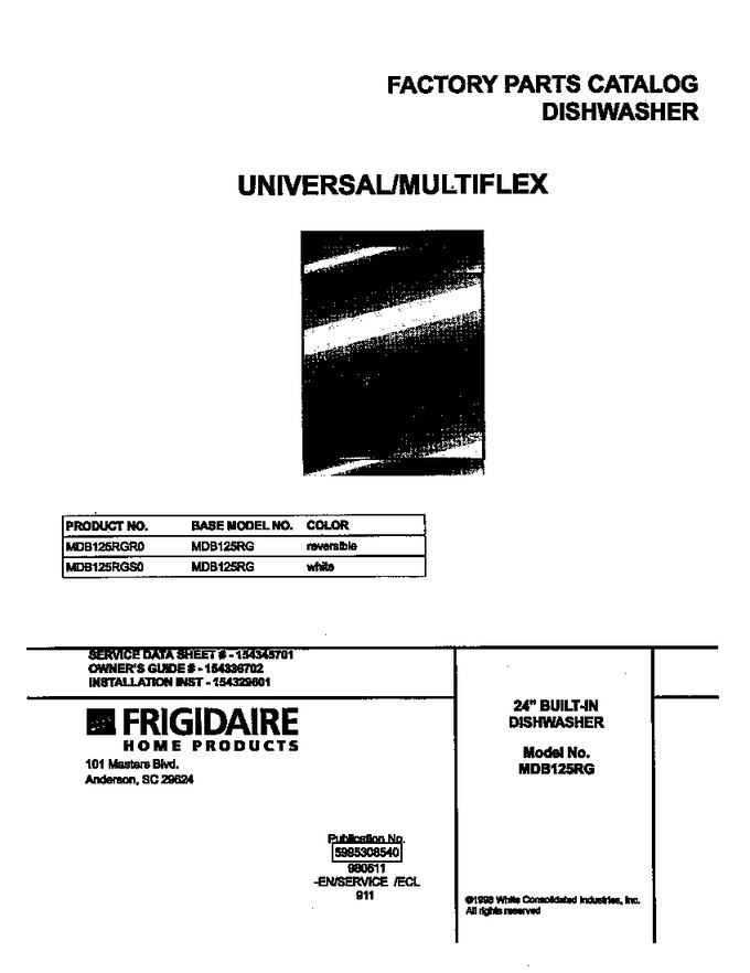 Diagram for MDB125RGS0