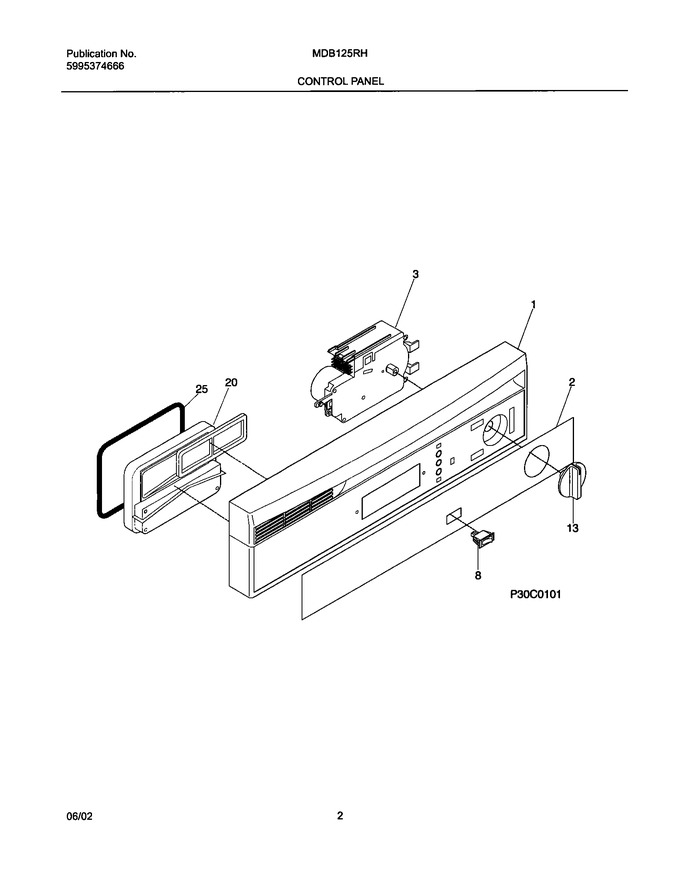 Diagram for MDB125RHS3