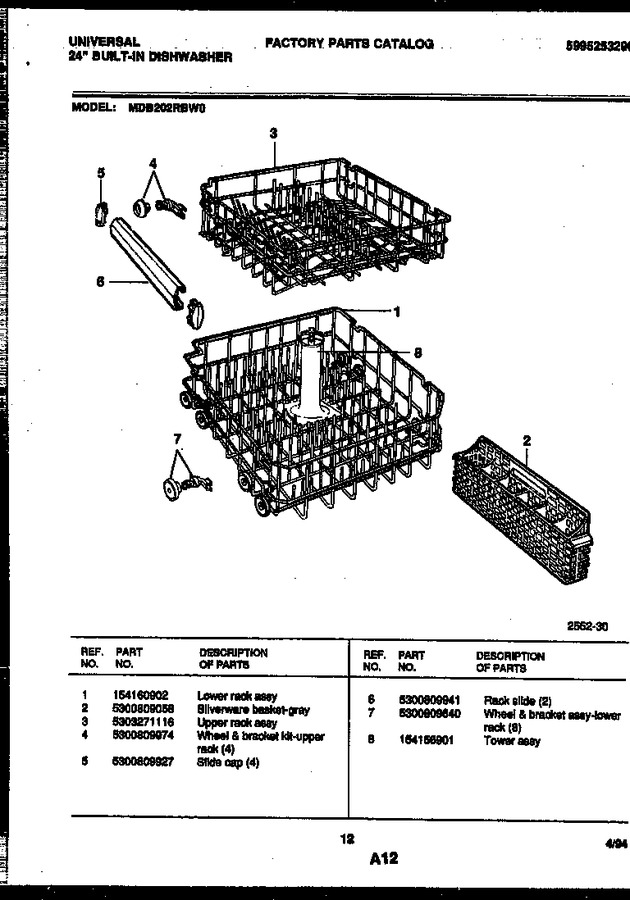 Diagram for MDB202RBW0
