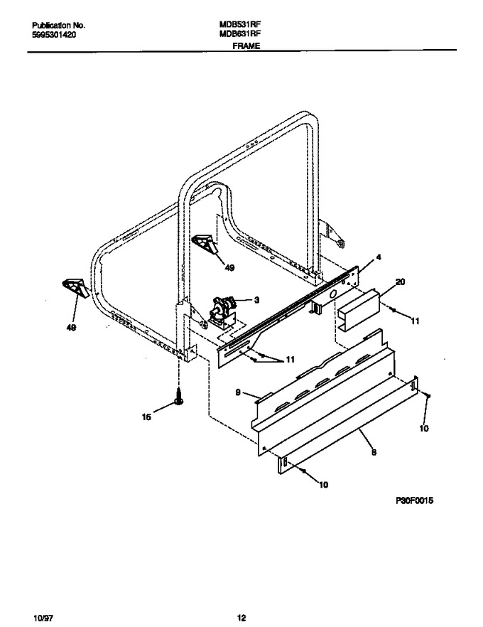 Diagram for MDB631RFS3