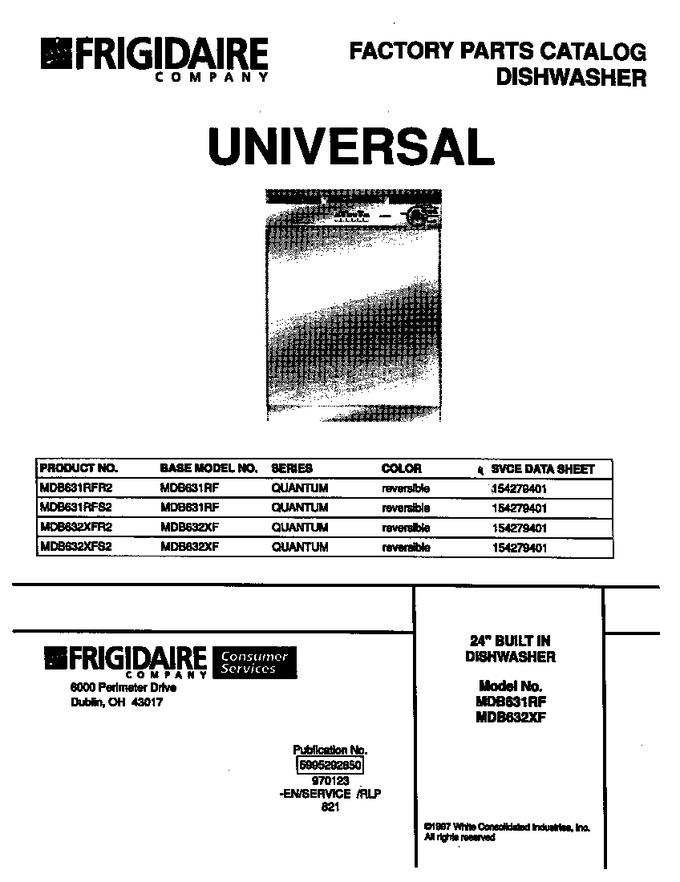 Diagram for MDB631RFS2