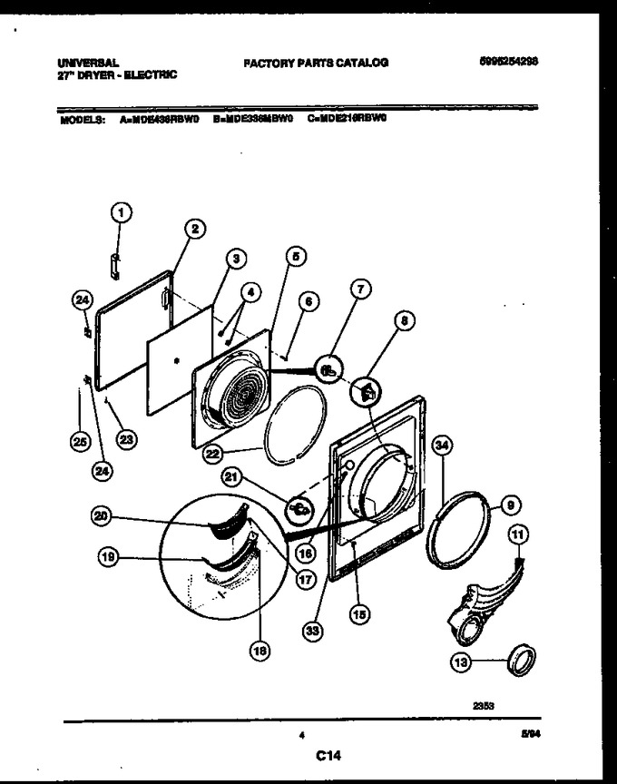Diagram for MDE316RBD0