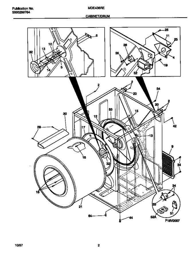 Diagram for MDE436REW1