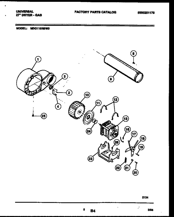 Diagram for MDG116RBW0