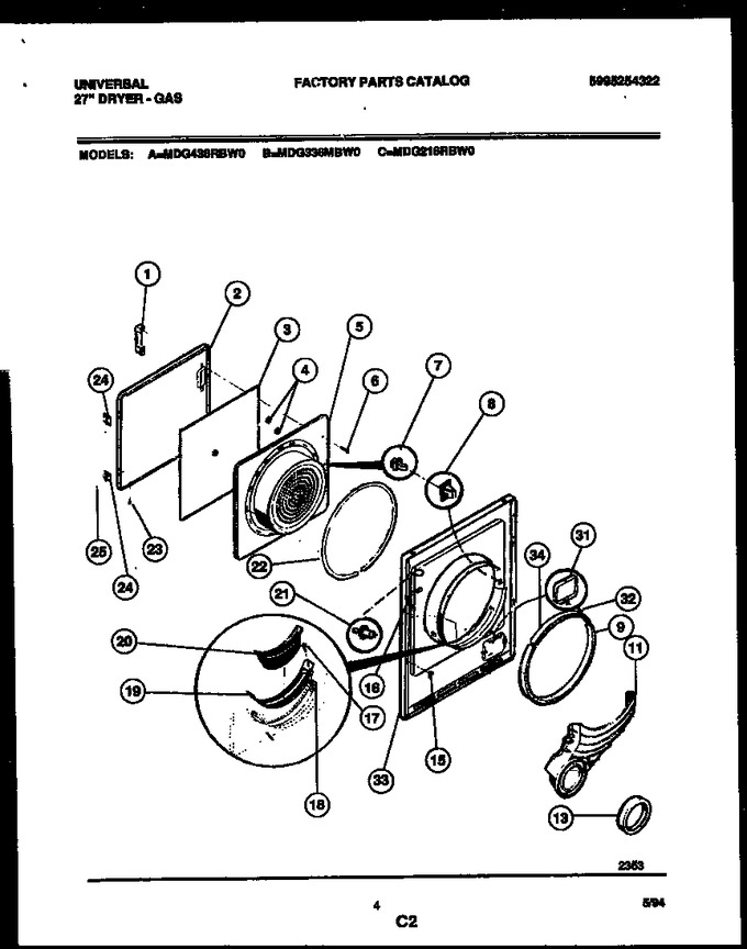 Diagram for MDG336MBD0