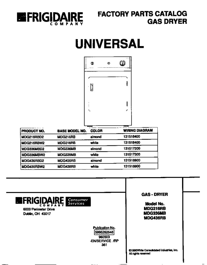 Diagram for MDG216RBW2