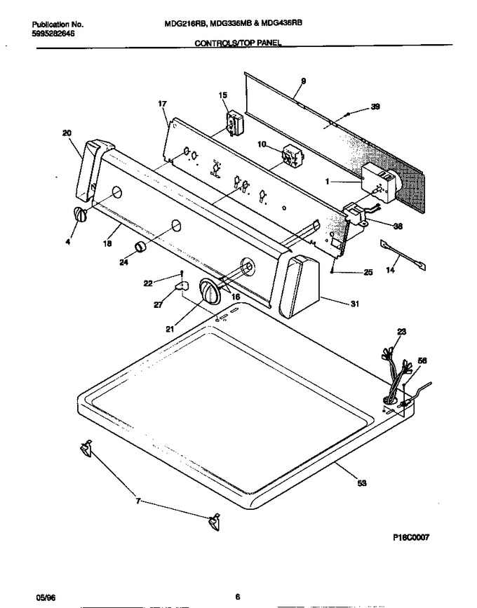 Diagram for MDG436RBW2