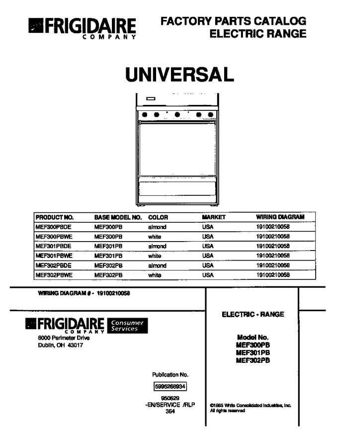 Diagram for MEF302PBWE