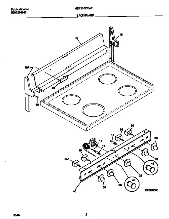 Diagram for MEF300PXWD