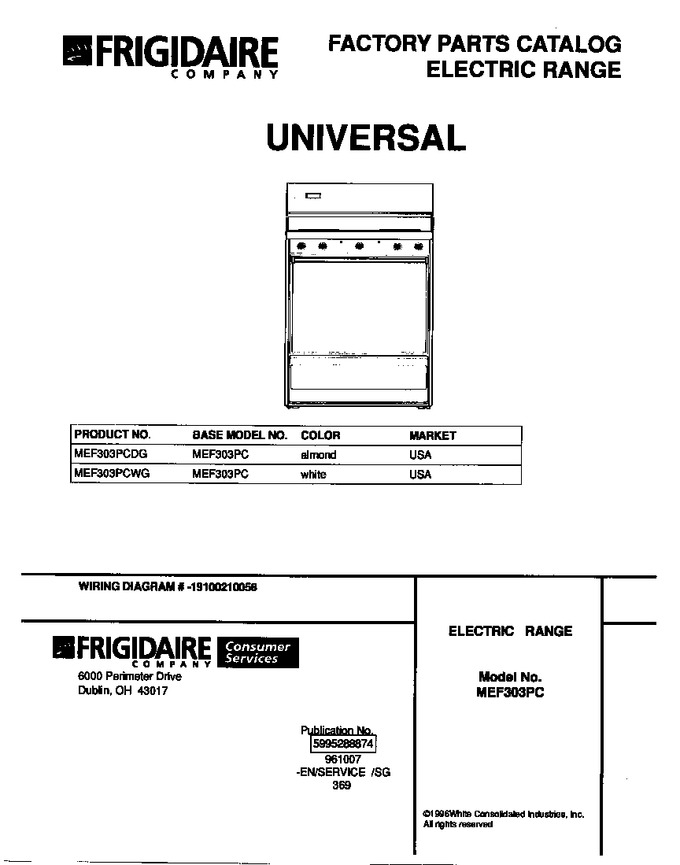Diagram for MEF303PCDG