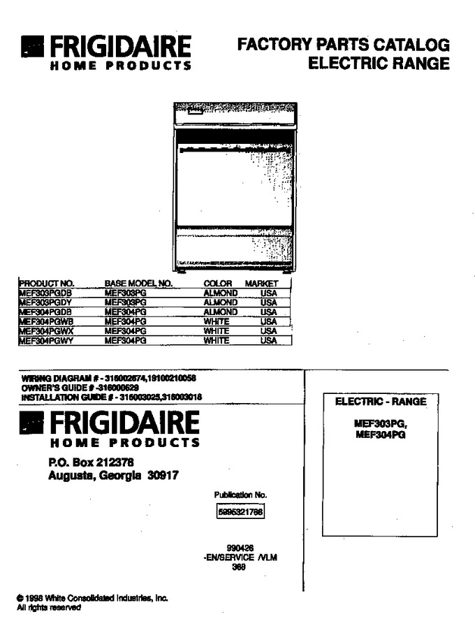 Diagram for MEF304PGWX