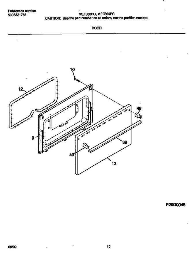 Diagram for MEF304PGWB