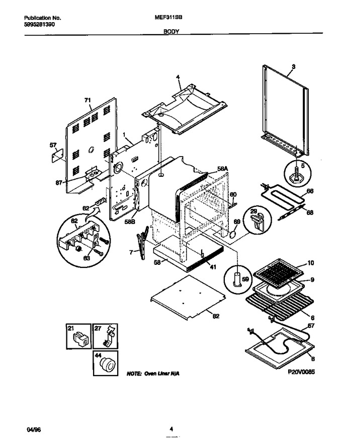 Diagram for MEF305PBWD