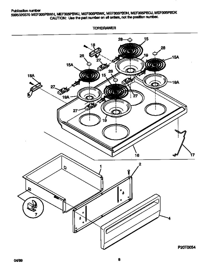 Diagram for MEF305PBWH