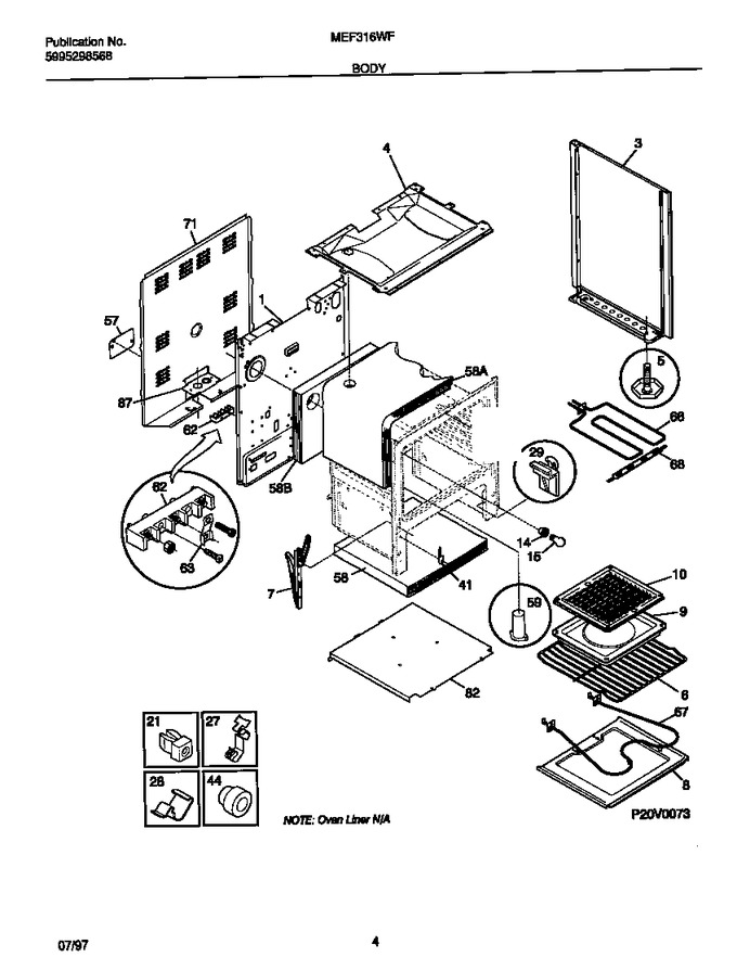Diagram for MEF316WFSB