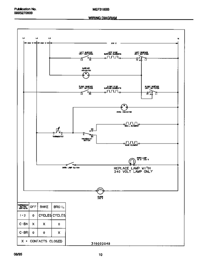 Diagram for MEF318BBWB