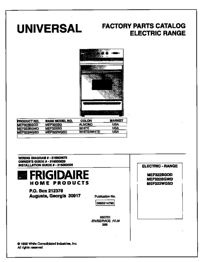 Diagram for MEF322BGDD
