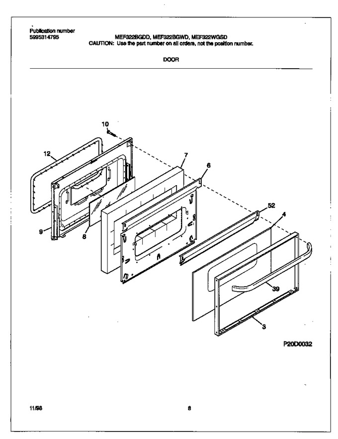 Diagram for MEF322BGWD