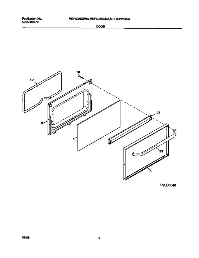 Diagram for MEF322SGWA