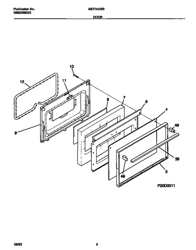 Diagram for MEF342BBWB