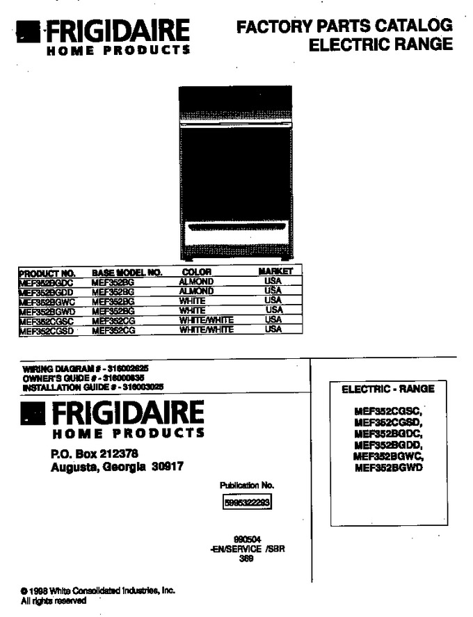 Diagram for MEF352CGSD