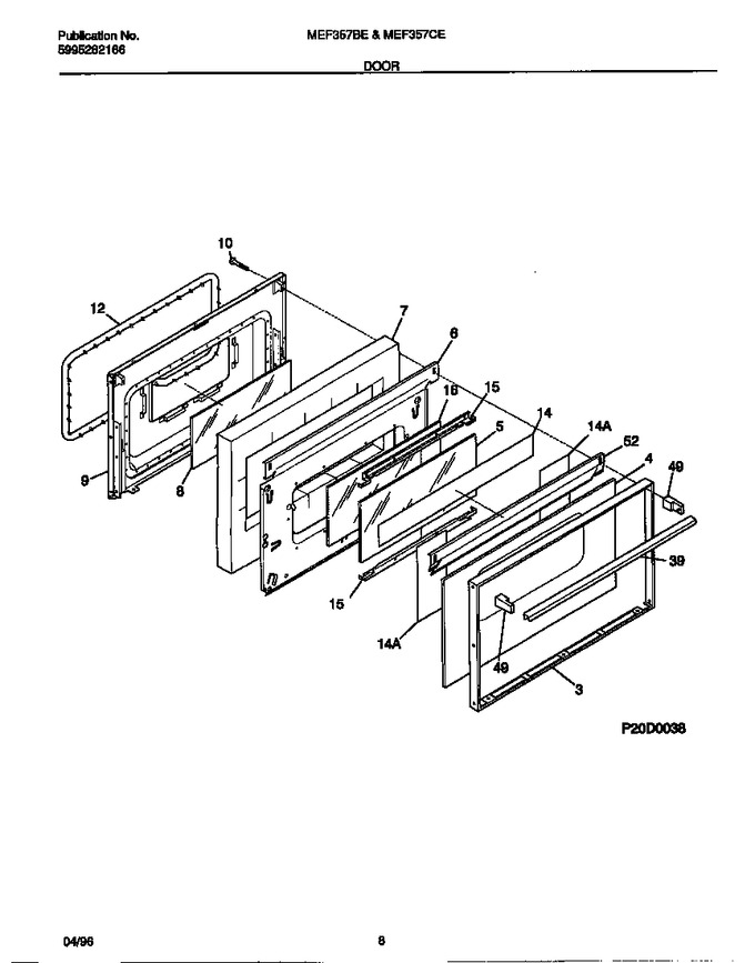 Diagram for MEF357BEWA