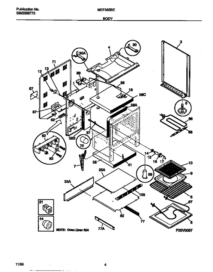 Diagram for MEF365BEDA