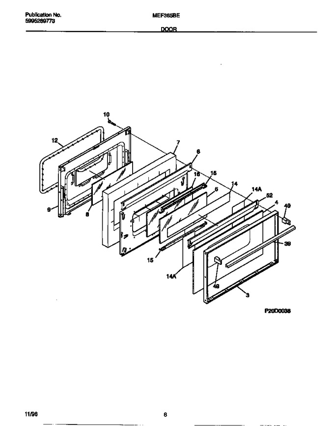 Diagram for MEF365BEDA