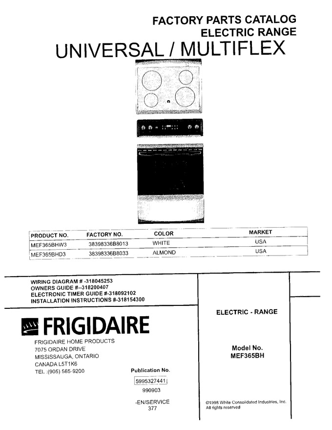 Diagram for MEF365BHW3
