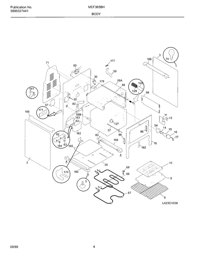 Diagram for MEF365BHW3