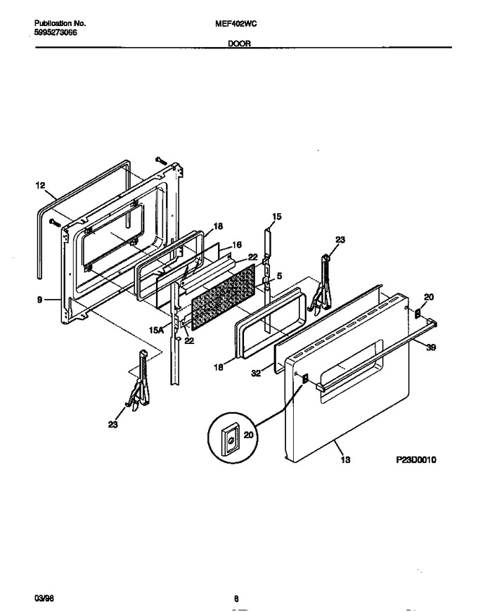 Diagram for MEF402WCDA