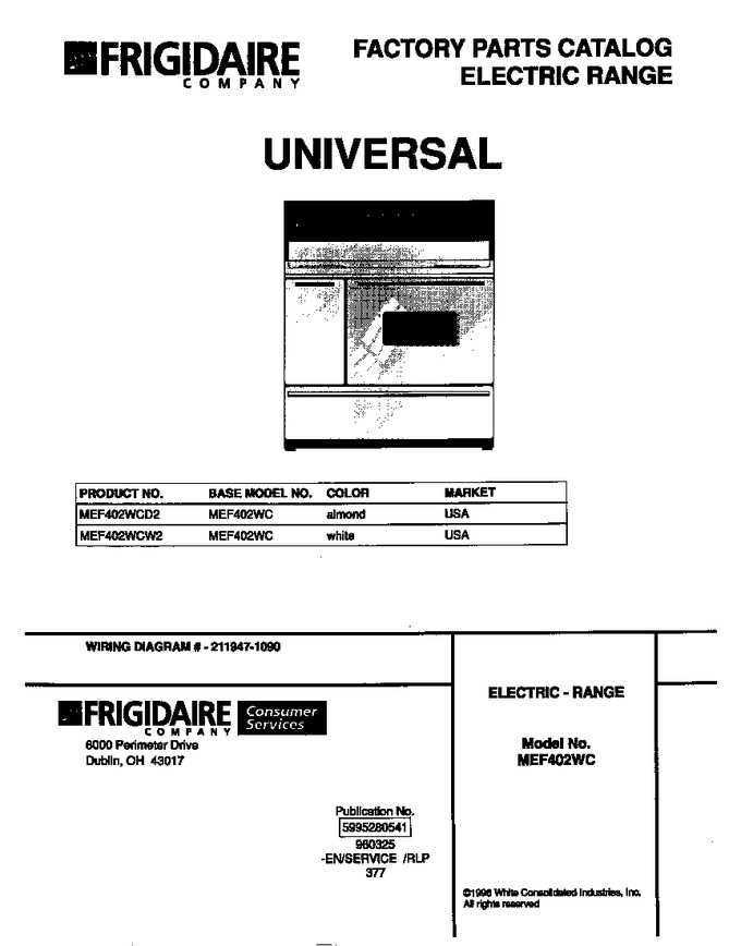 Diagram for MEF402WCW2
