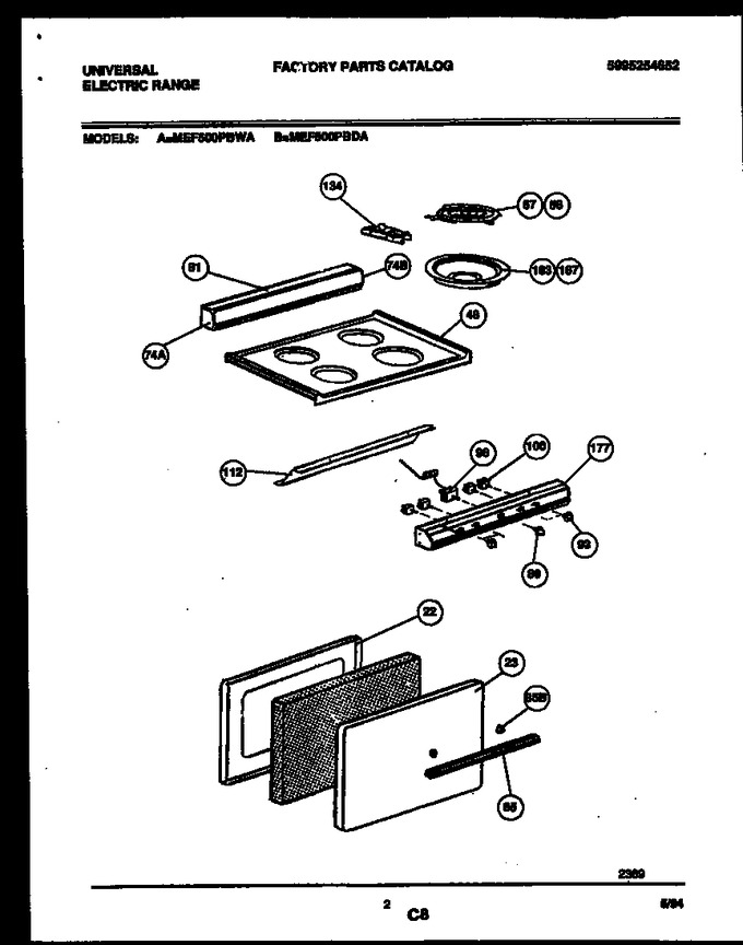 Diagram for MEF500PBDA