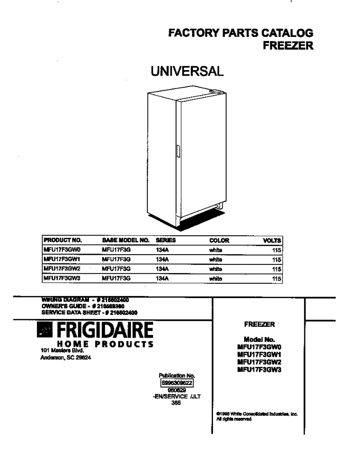 Diagram for MFU17F3GW3