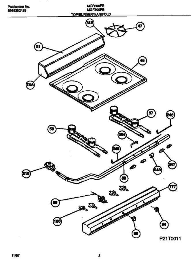 Diagram for MGF500PBWB