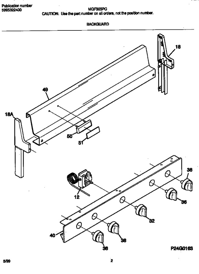 Diagram for MGF303PGWD