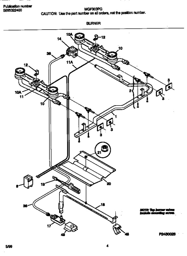 Diagram for MGF303PGWD