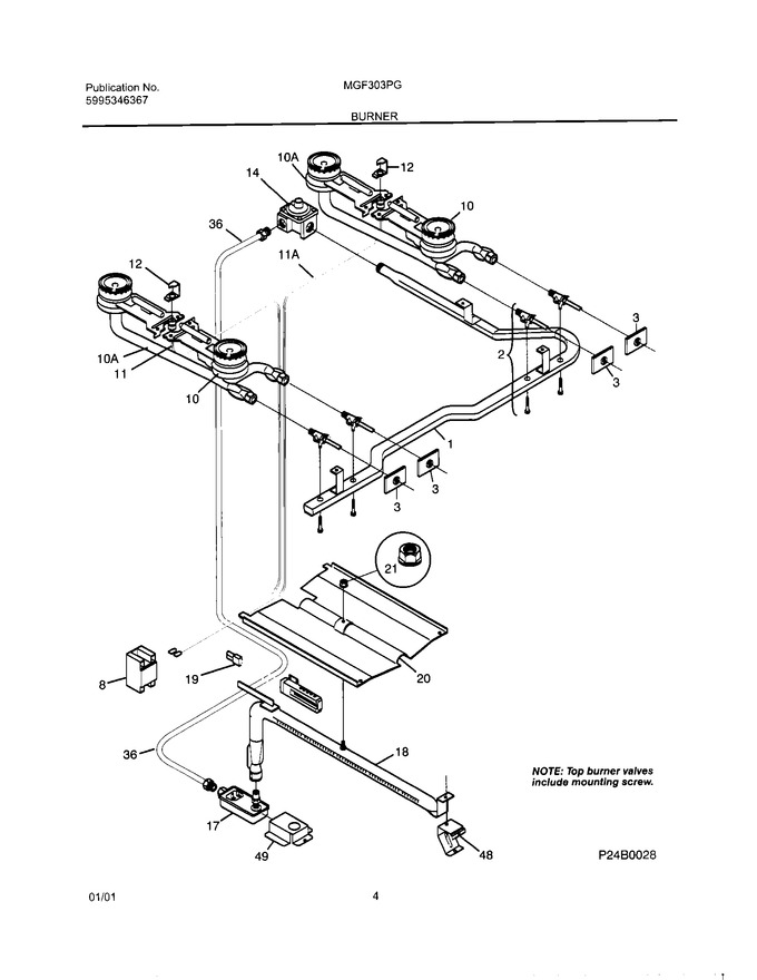 Diagram for MGF303PGWJ