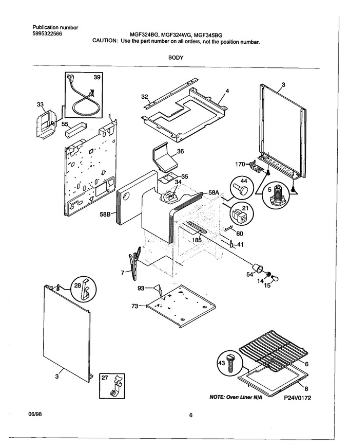 Diagram for MGF324WGSD