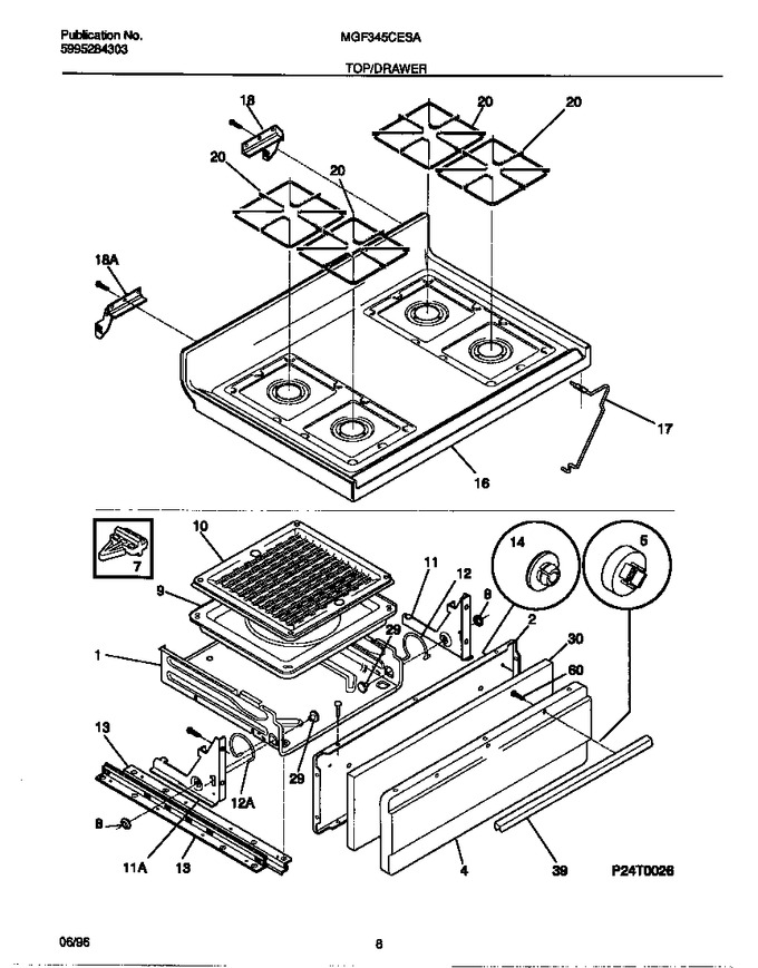 Diagram for MGF345CESA